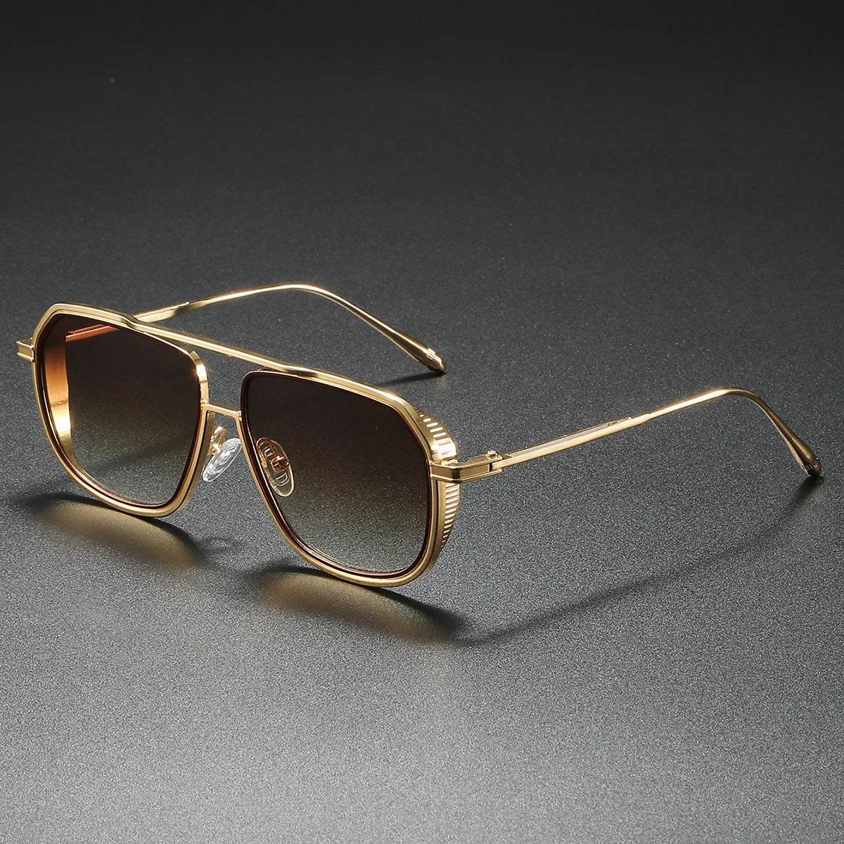 Men's Double Bridge Aviator Sunglasses