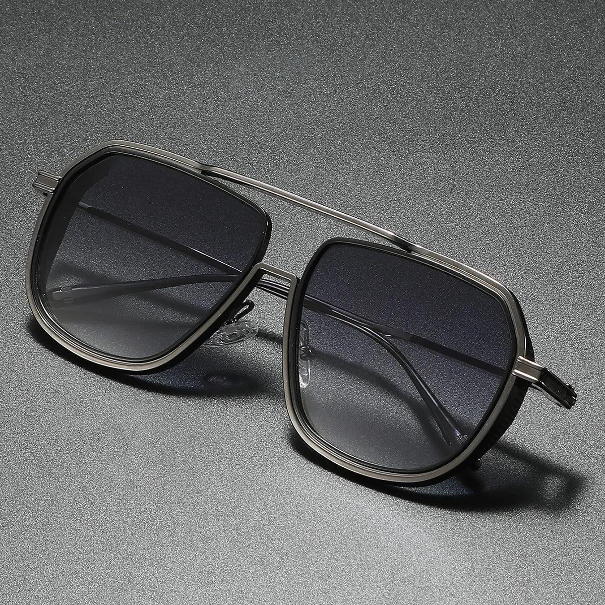 Men's Double Bridge Aviator Sunglasses