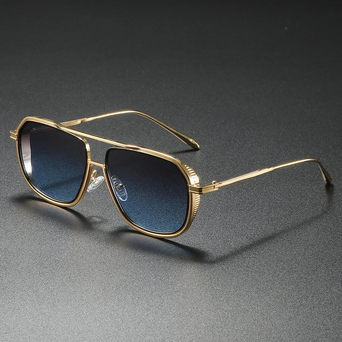 Men's Double Bridge Aviator Sunglasses