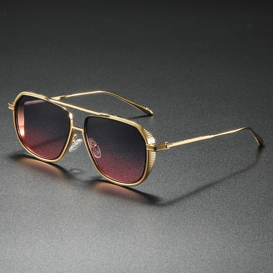 Men's Double Bridge Aviator Sunglasses