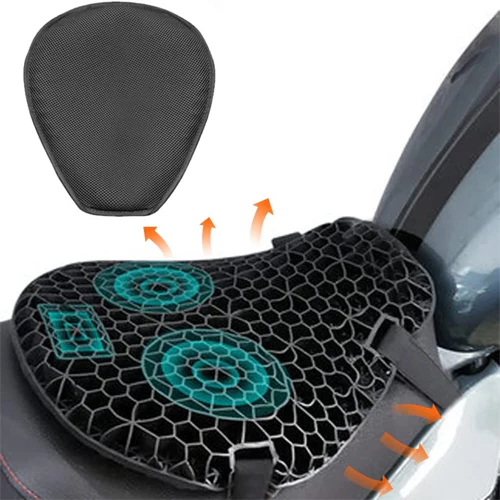 Men's Gel Motorcycle Seat Pad for Long Rides