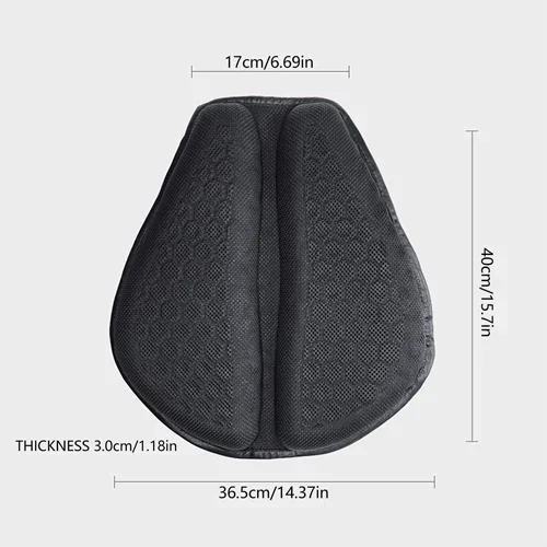 Men's Gel Motorcycle Seat Pad for Long Rides