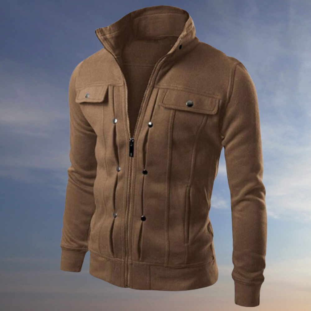Men's High-Quality Jacket in an Elegant Long Fit