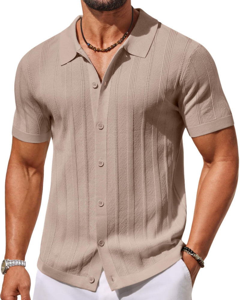 Men's Knit Polo Shirt
