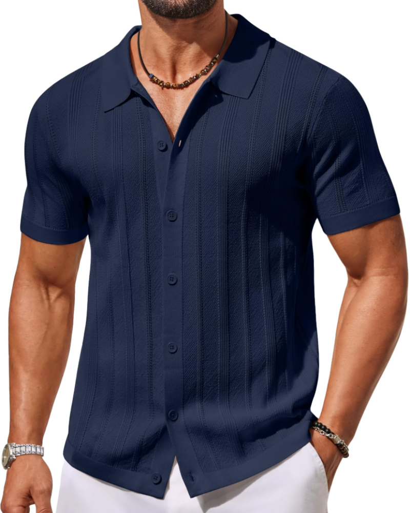 Men's Knit Polo Shirt