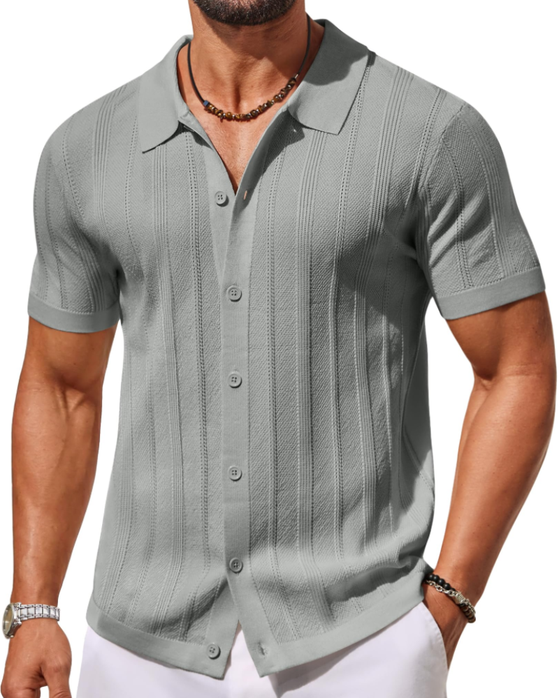 Men's Knit Polo Shirt