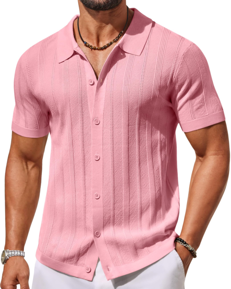 Men's Knit Polo Shirt