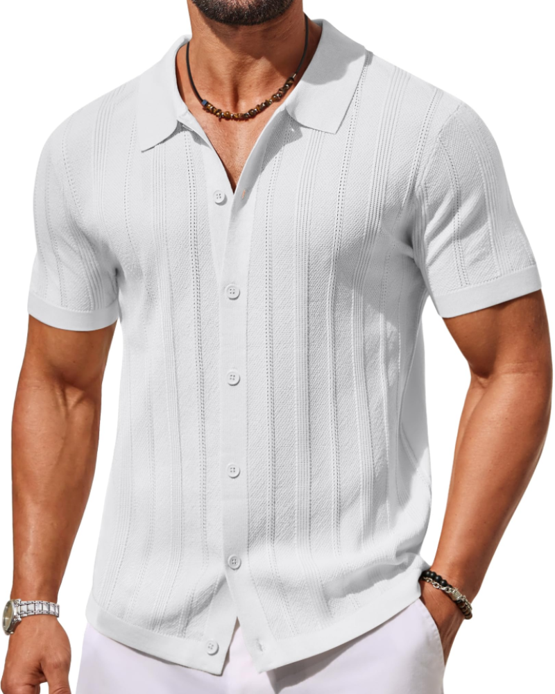 Men's Knit Polo Shirt