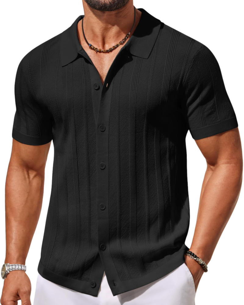 Men's Knit Polo Shirt