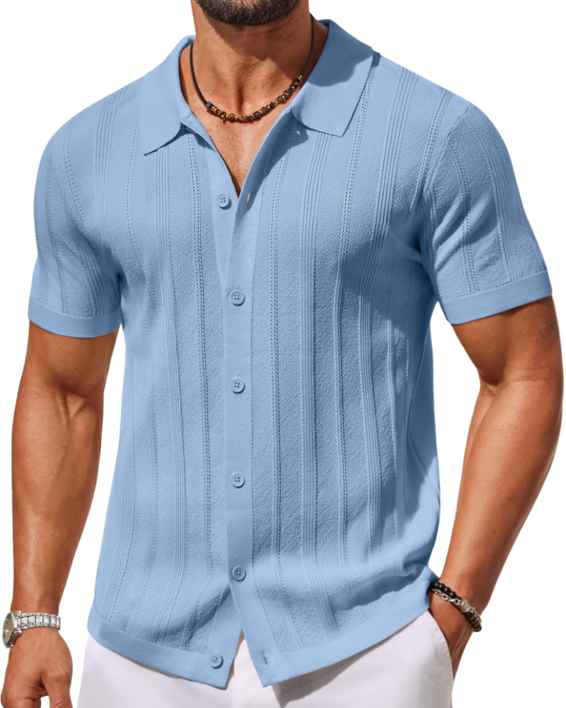 Men's Knit Polo Shirt