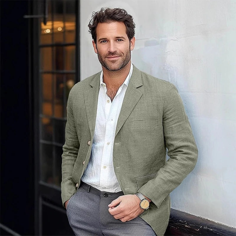 Men's Lightweight Summer Blazer - Style and Comfort