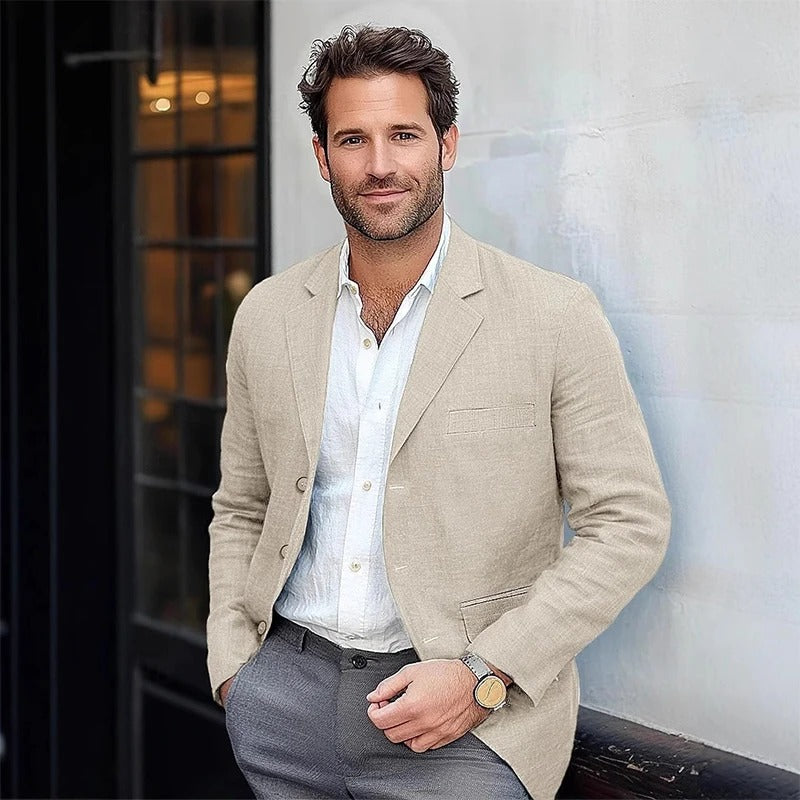 Men's Lightweight Summer Blazer - Style and Comfort