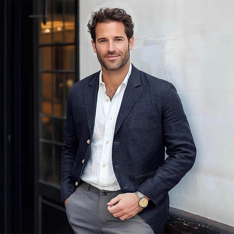 Men's Lightweight Summer Blazer - Style and Comfort