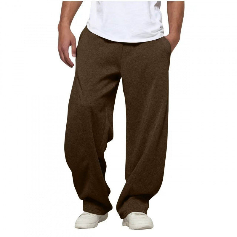 Men's Loose-Fit Casual Jogging Pants with Pockets