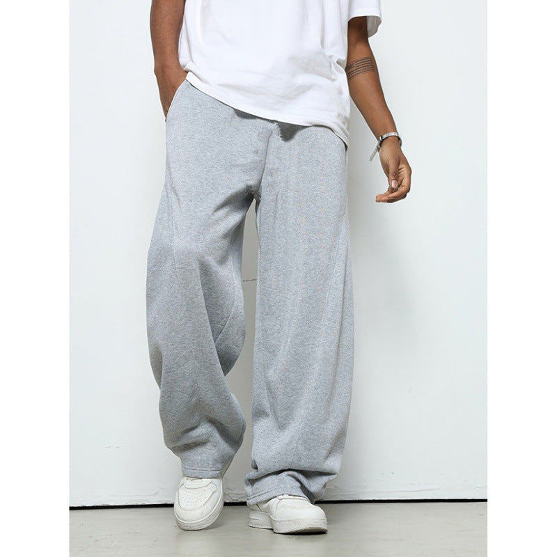 Men's Loose-Fit Casual Jogging Pants with Pockets