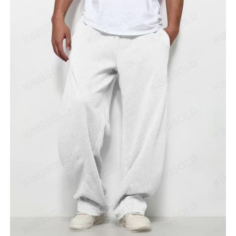Men's Loose-Fit Casual Jogging Pants with Pockets