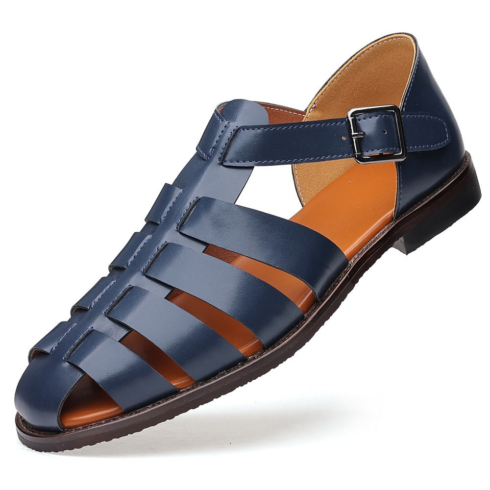 Men's Orthopedic Caged Strap Fisherman Sandals