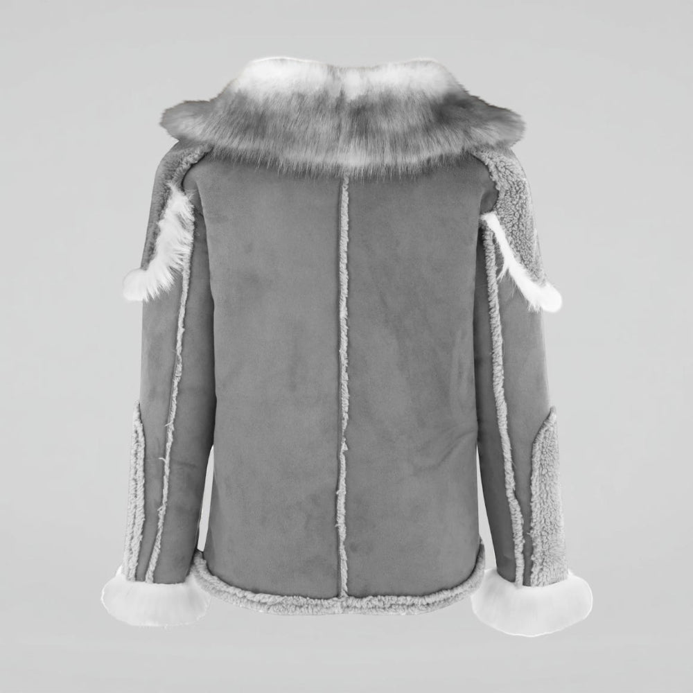 Men's Oversized Winter Coat with Heavy Collar