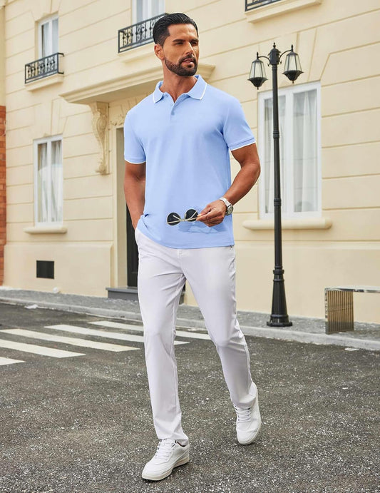 Men's Piped Polo Shirt