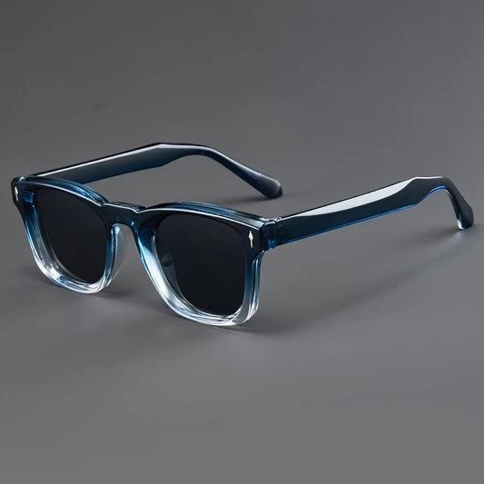 Men's Rectangular Acetate Sunglasses