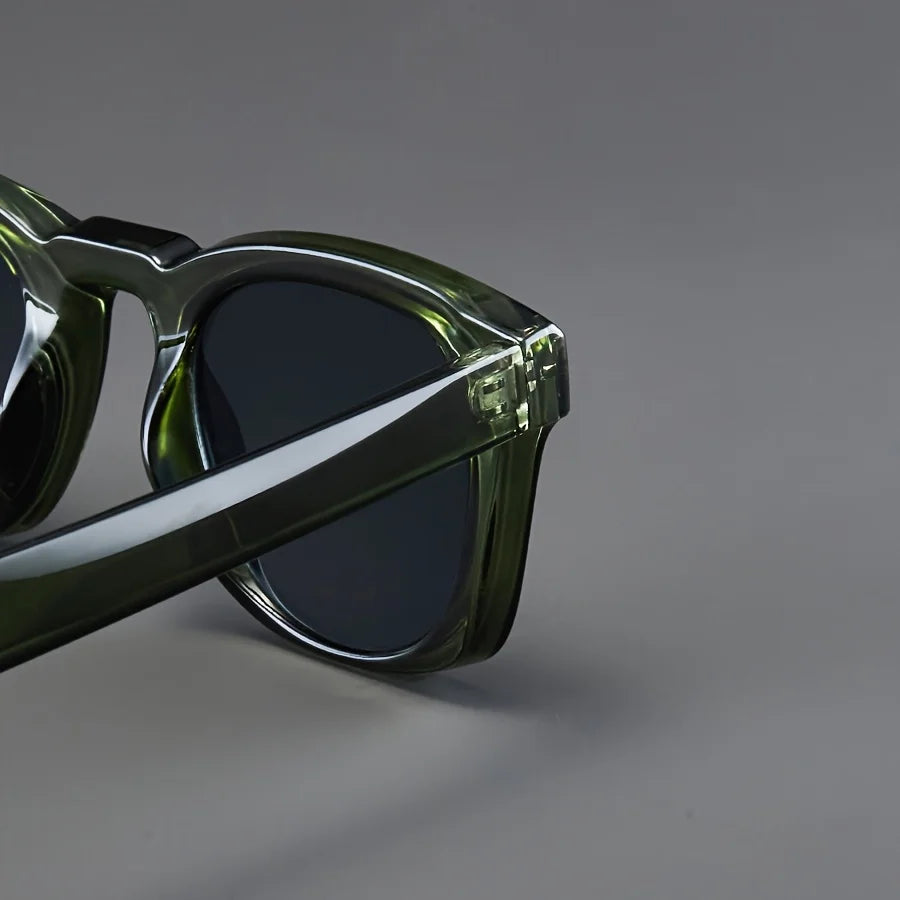 Men's Rectangular Acetate Sunglasses