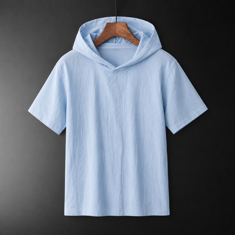 Men's Relaxed Fit Hooded Shirt