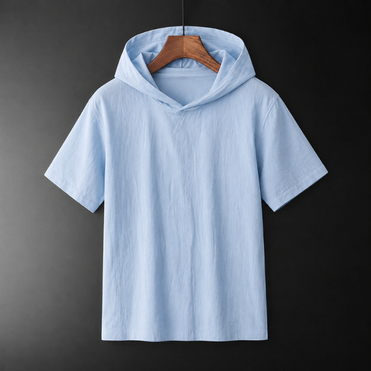 Men's Relaxed Fit Hooded Shirt