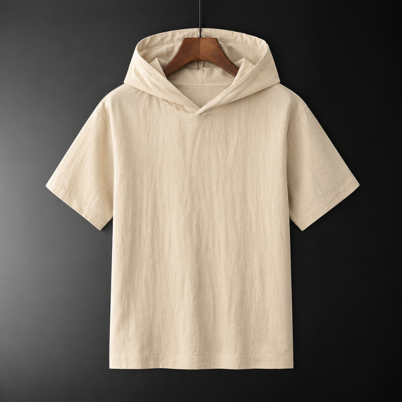 Men's Relaxed Fit Hooded Shirt