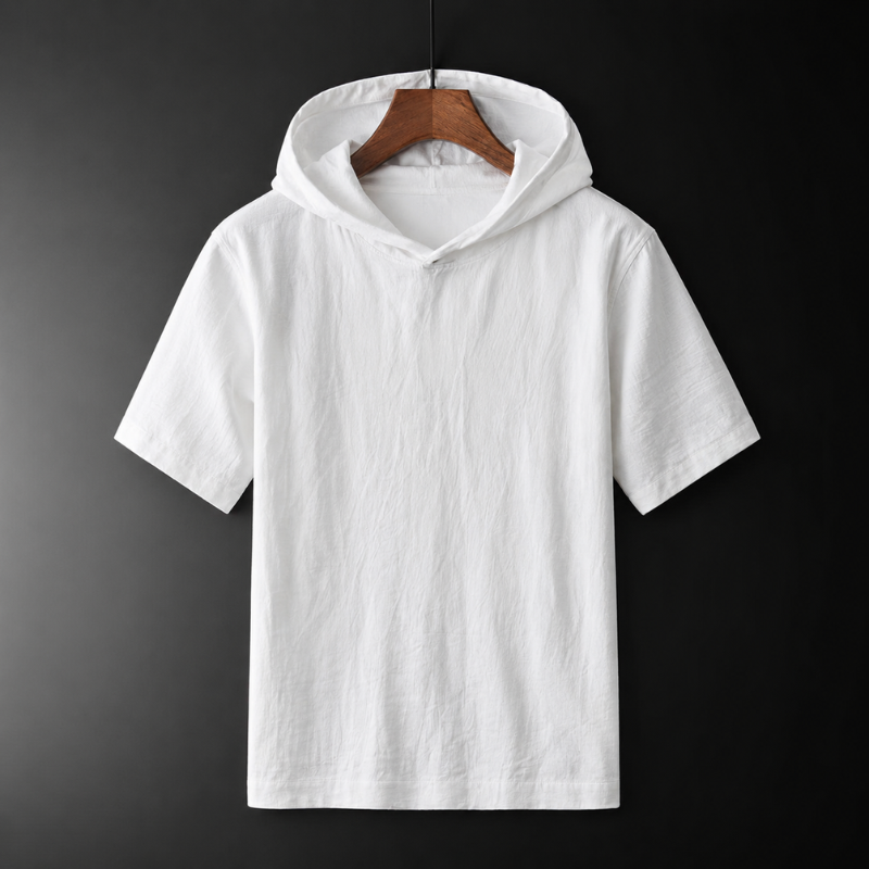 Men's Relaxed Fit Hooded Shirt
