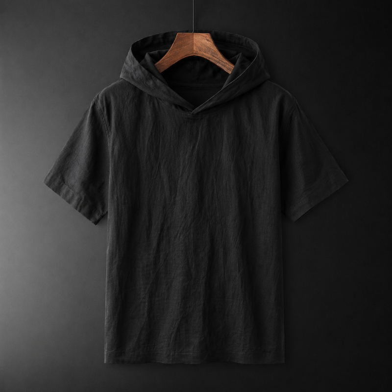 Men's Relaxed Fit Hooded Shirt