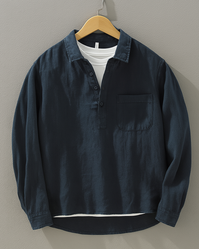 Men's Relaxed Fit Popover Shirt