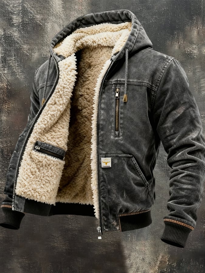 Men's Rugged and Warm Jacket with a Comfortable Fit