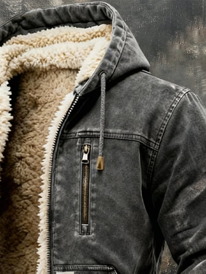 Men's Rugged and Warm Jacket with a Comfortable Fit