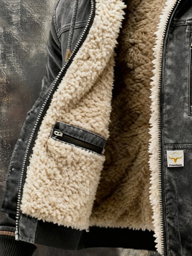 Men's Rugged and Warm Jacket with a Comfortable Fit