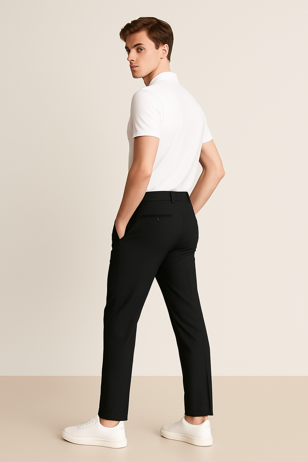Men's Slim-Fit Chino Trousers