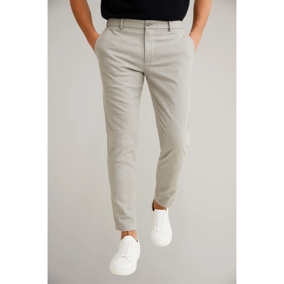Men's Slim-Fit Chino Trousers