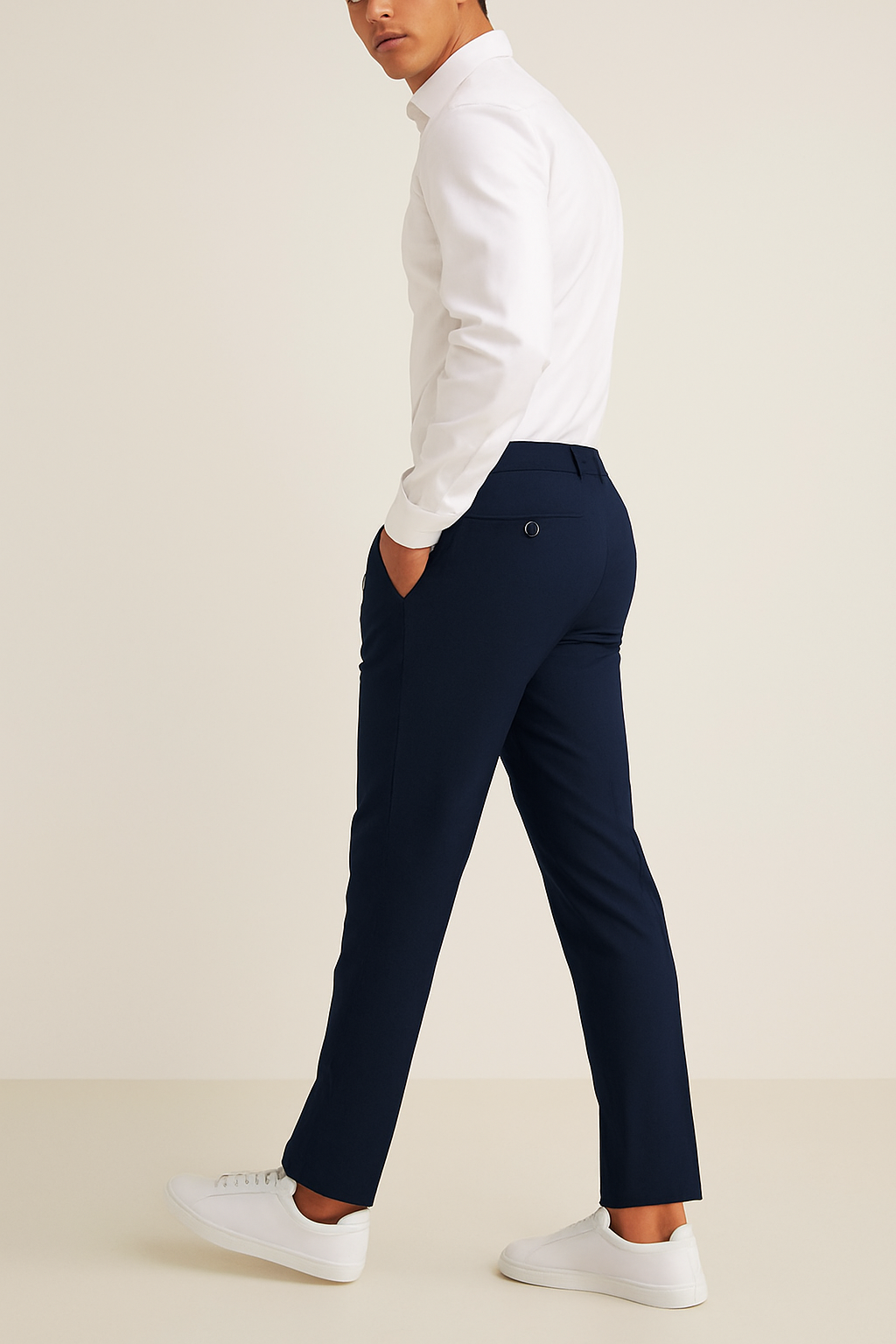 Men's Slim-Fit Chino Trousers
