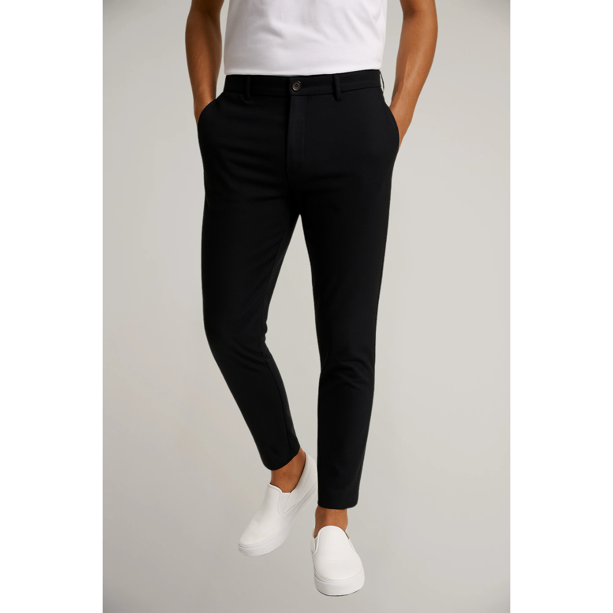 Men's Slim-Fit Chino Trousers