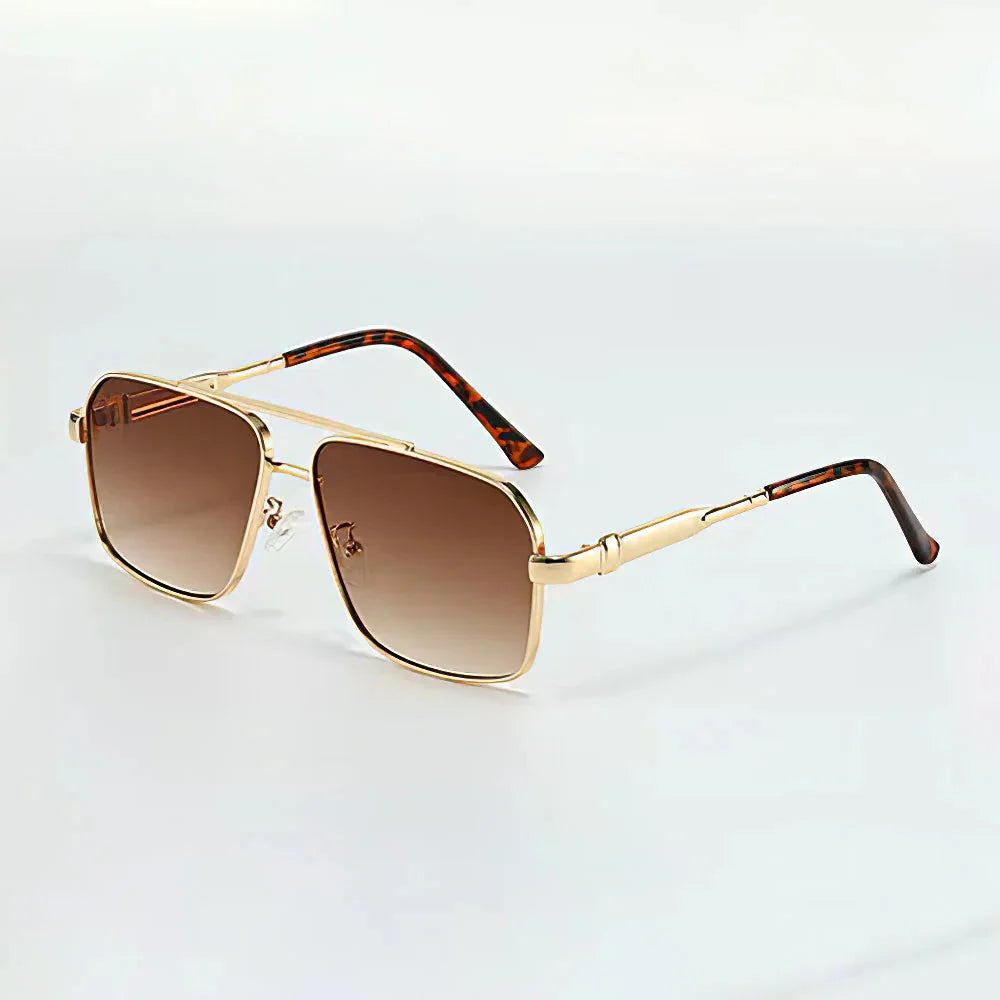 Men's Square Aviator Sunglasses