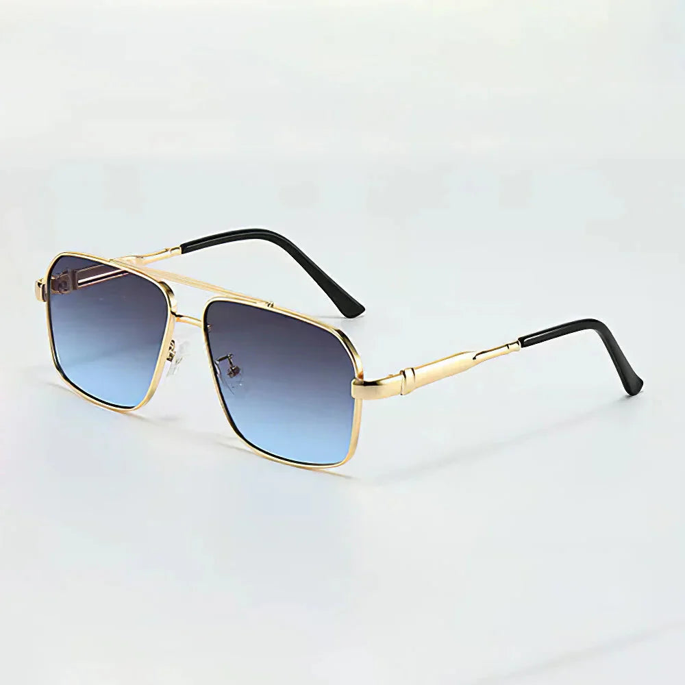 Men's Square Aviator Sunglasses