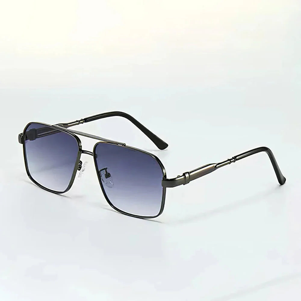 Men's Square Aviator Sunglasses