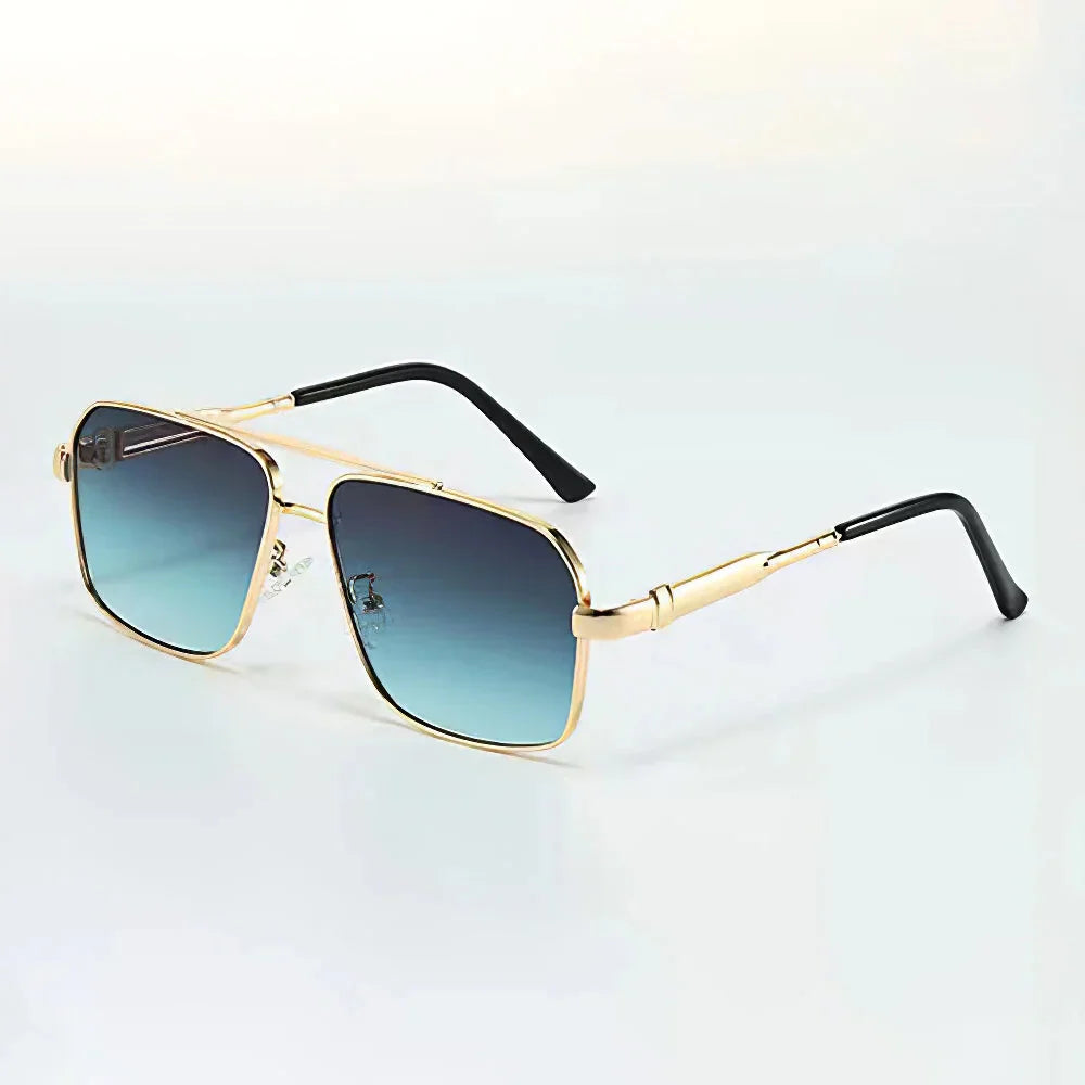 Men's Square Aviator Sunglasses
