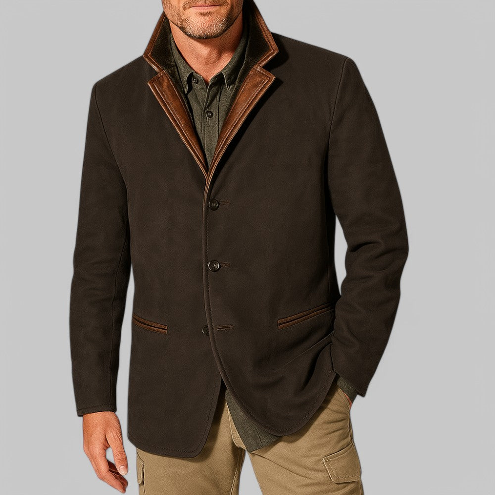 Men's Vintage Autumn Blazer – Classic Field Style Jacket