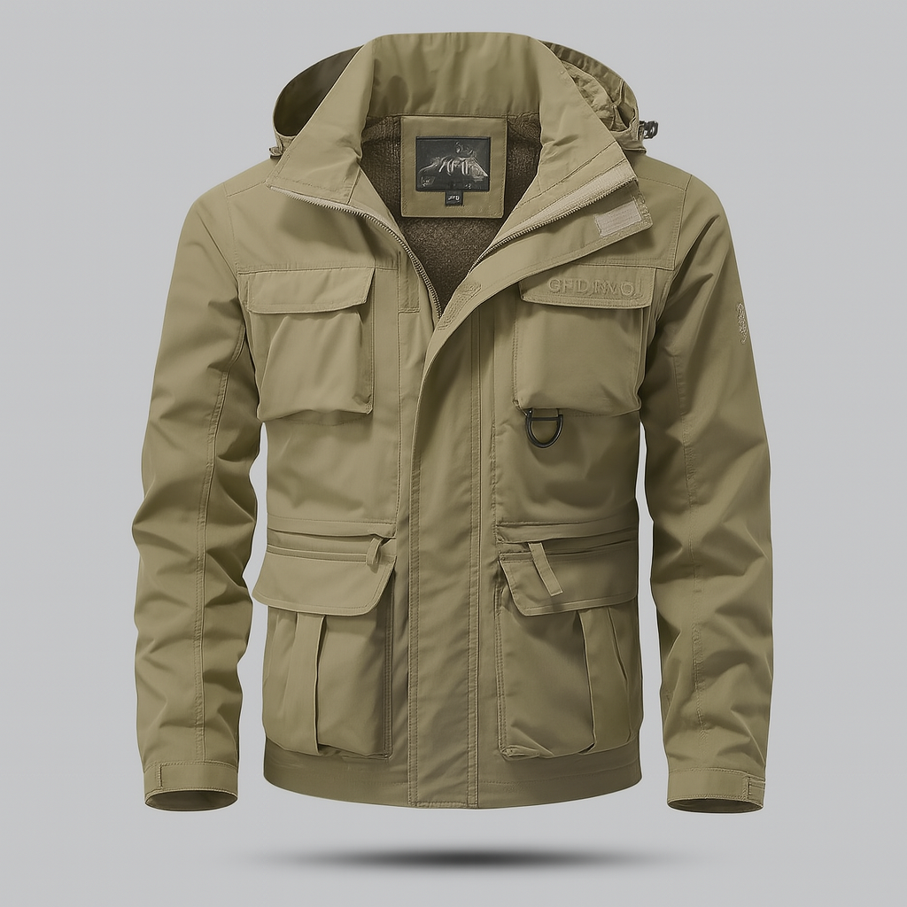 Men's Waterproof Military Coat - All-Weather Tactical Outerwear