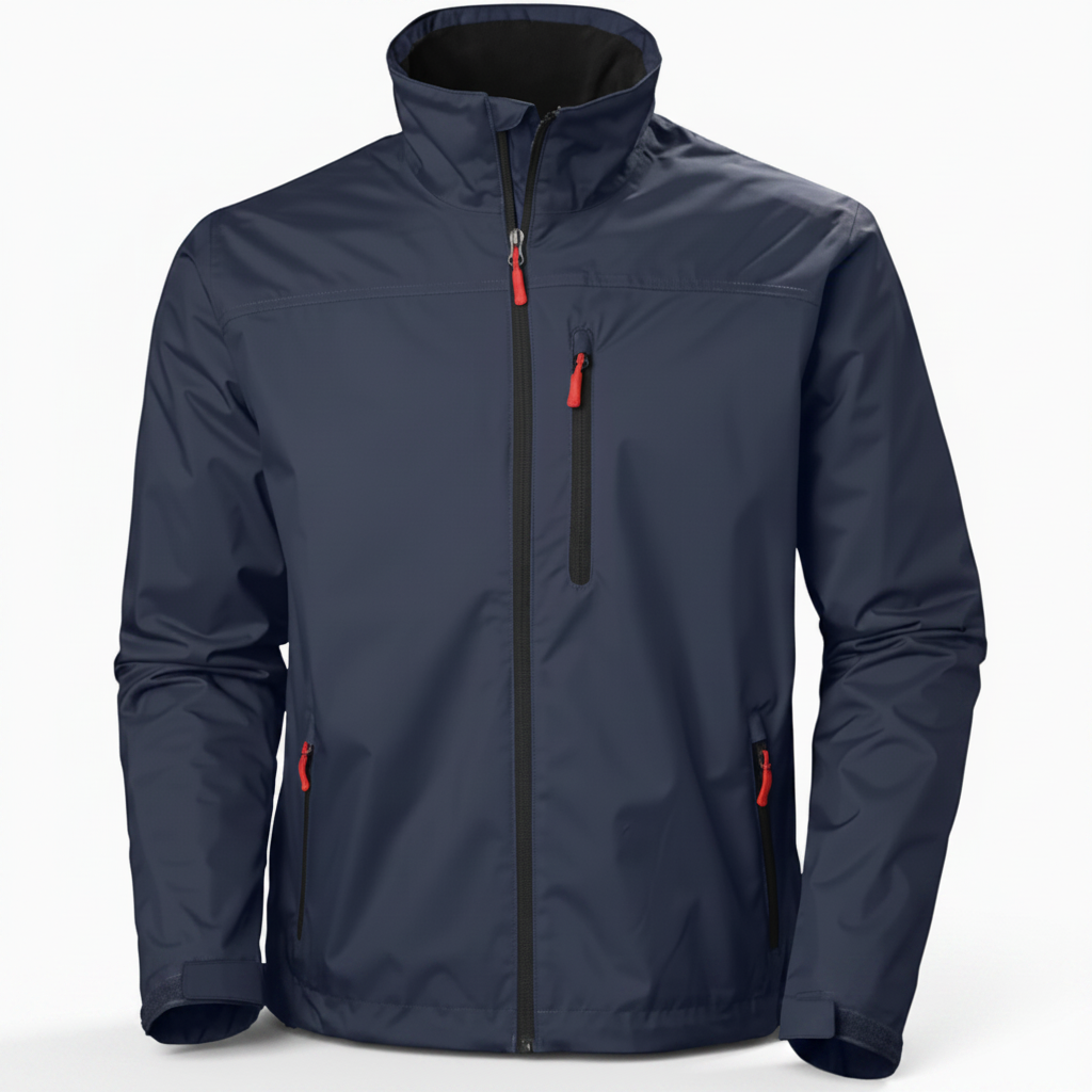 Men's Waterproof & Windproof Crew Jacket – Breathable 2-Layer Outdoor Jacket