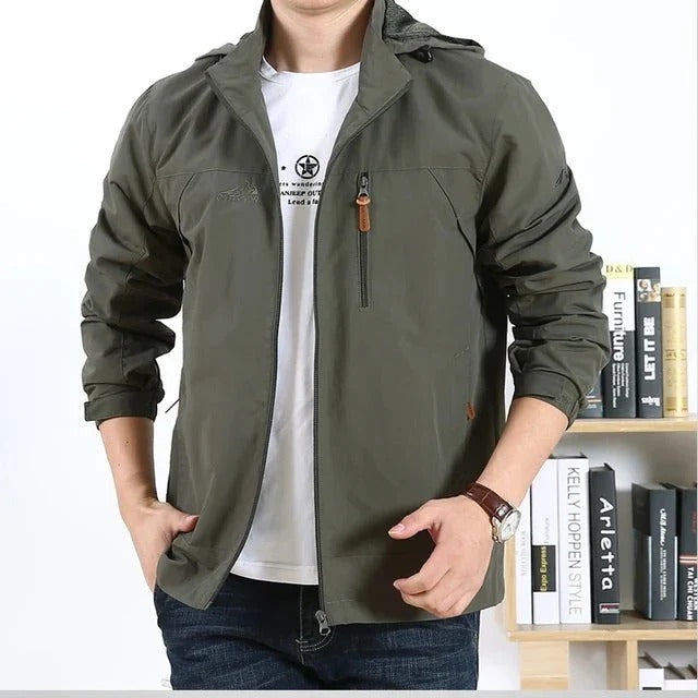 Men's Windproof and Waterproof Military-Style Jacket