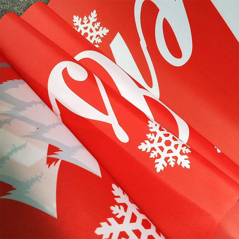 Merry Christmas Banner Flag