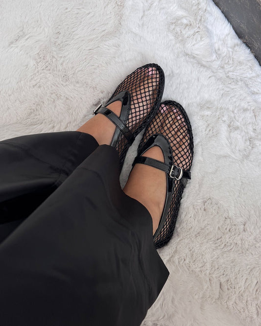 Mesh Ballet Flats