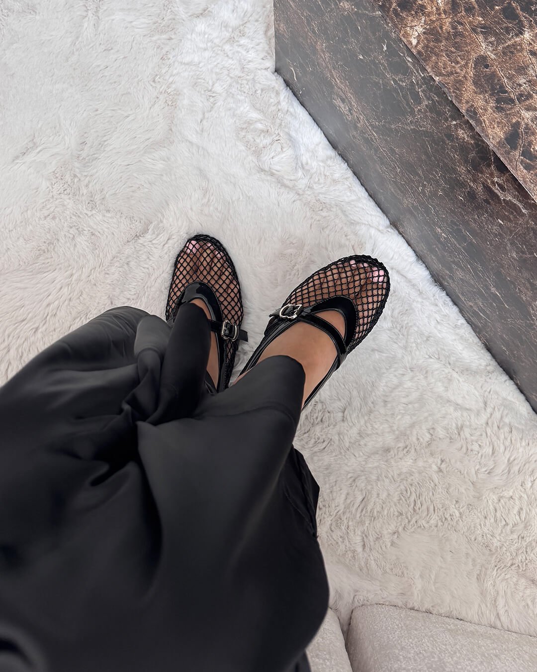 Mesh Ballet Flats
