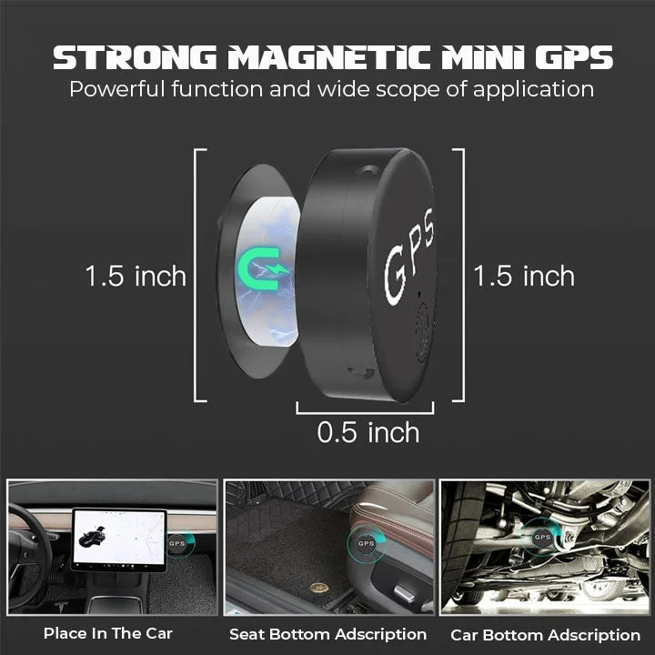 MicroMag GPS Tracker with Magnetic Design | Real-time